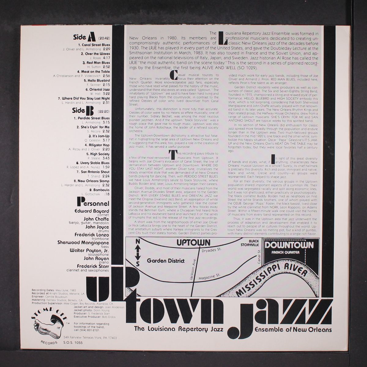 uptown jazz by LOUISIANA REPERTORY JAZZ ENSEMBLE