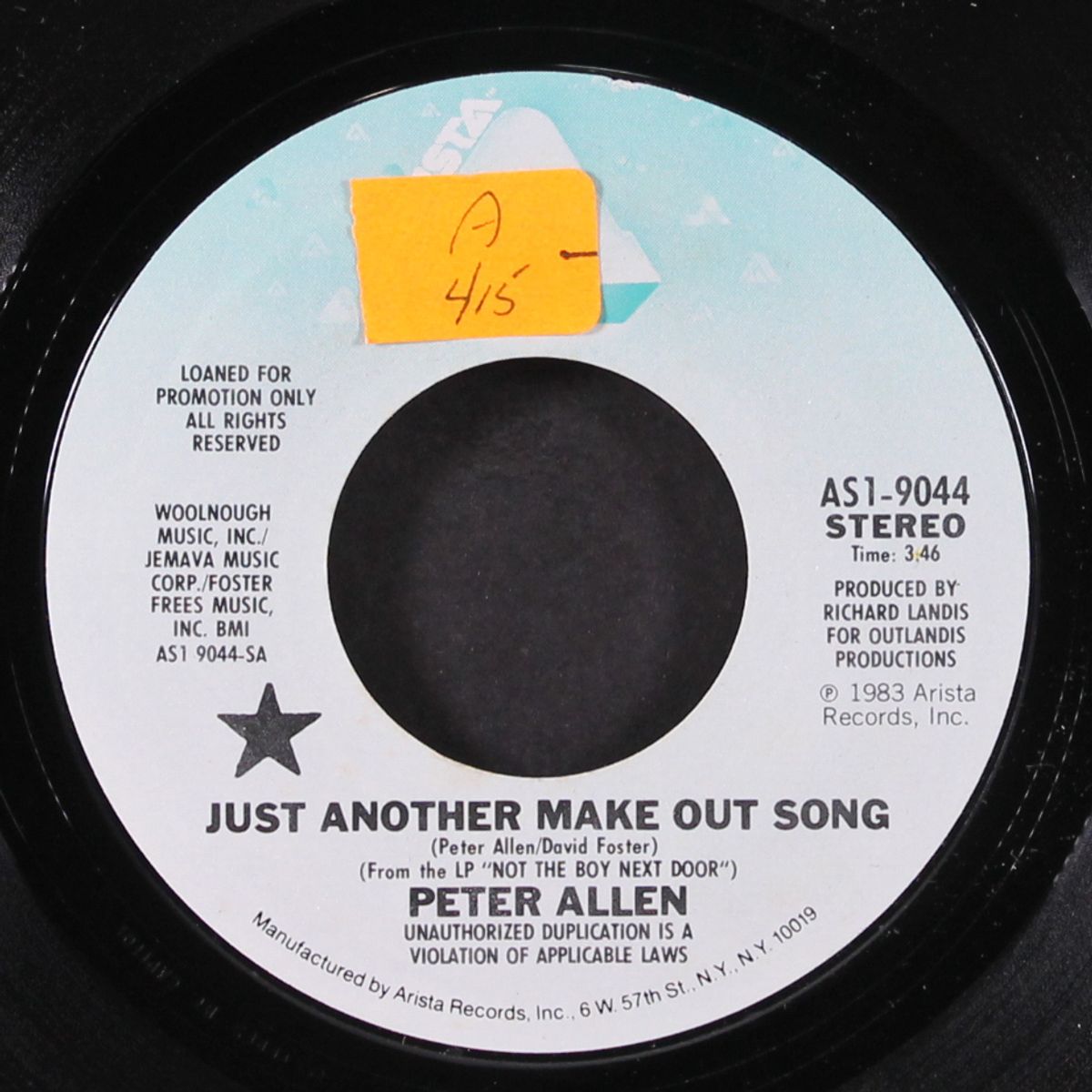 just another make out song / mono by PETER ALLEN