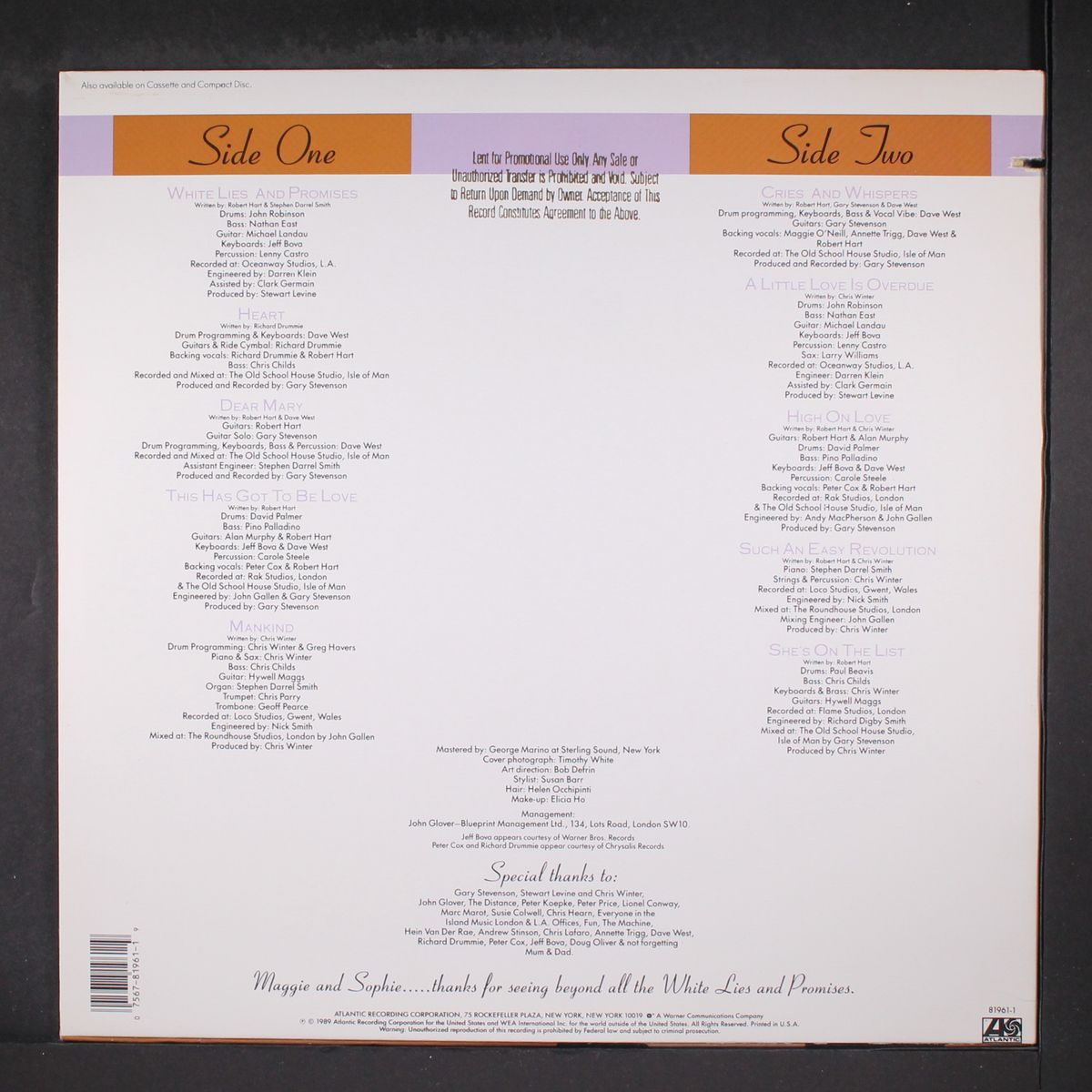 cries and whispers by ROBERT HART