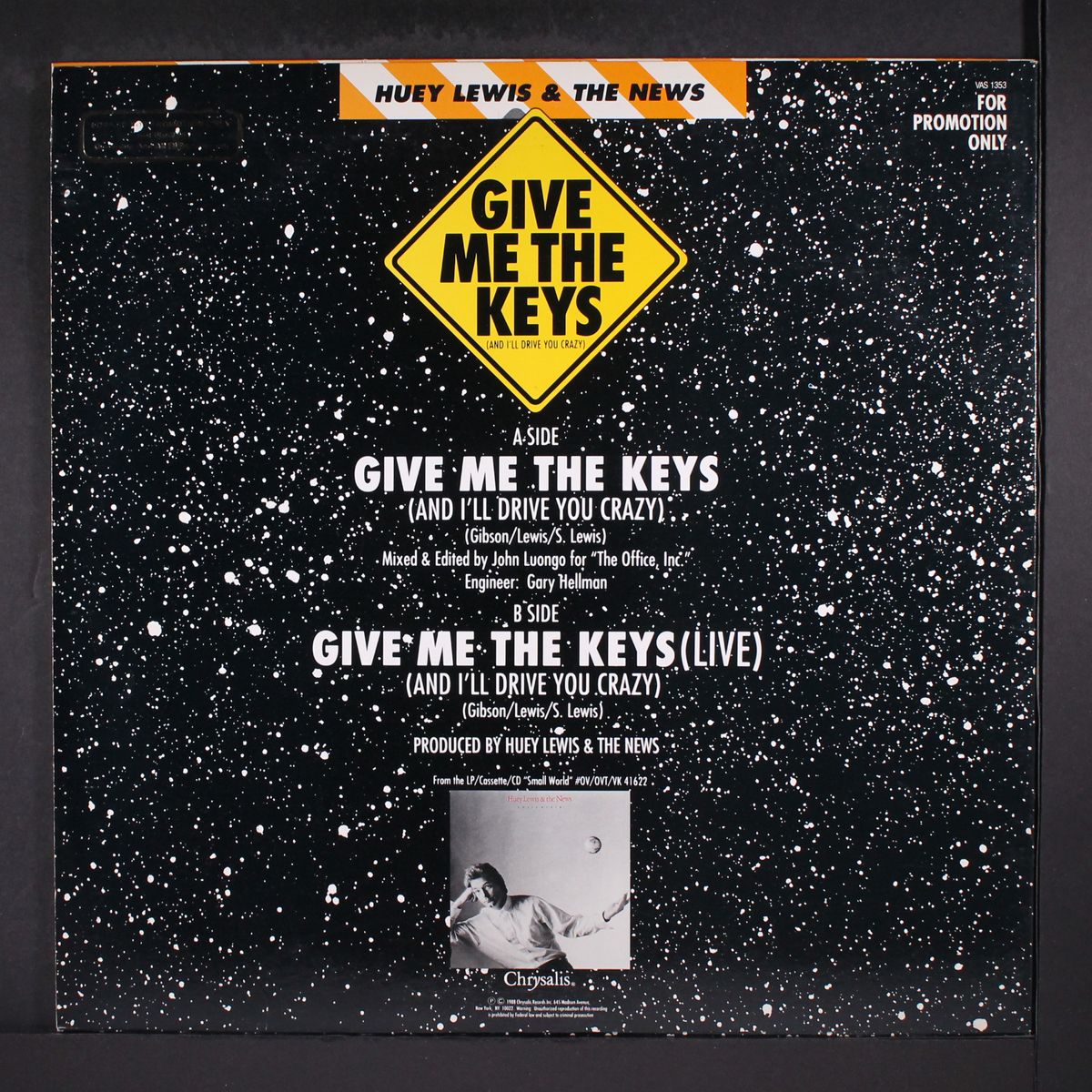 give me the keys (& i'll drive you crazy / live version) by HUEY LEWIS & THE NEWS