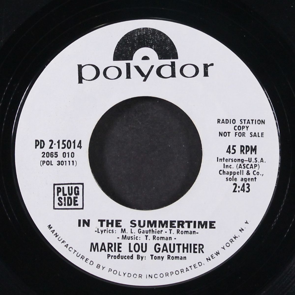 in the summertime / come run by MARIE LOU GAUTHIER