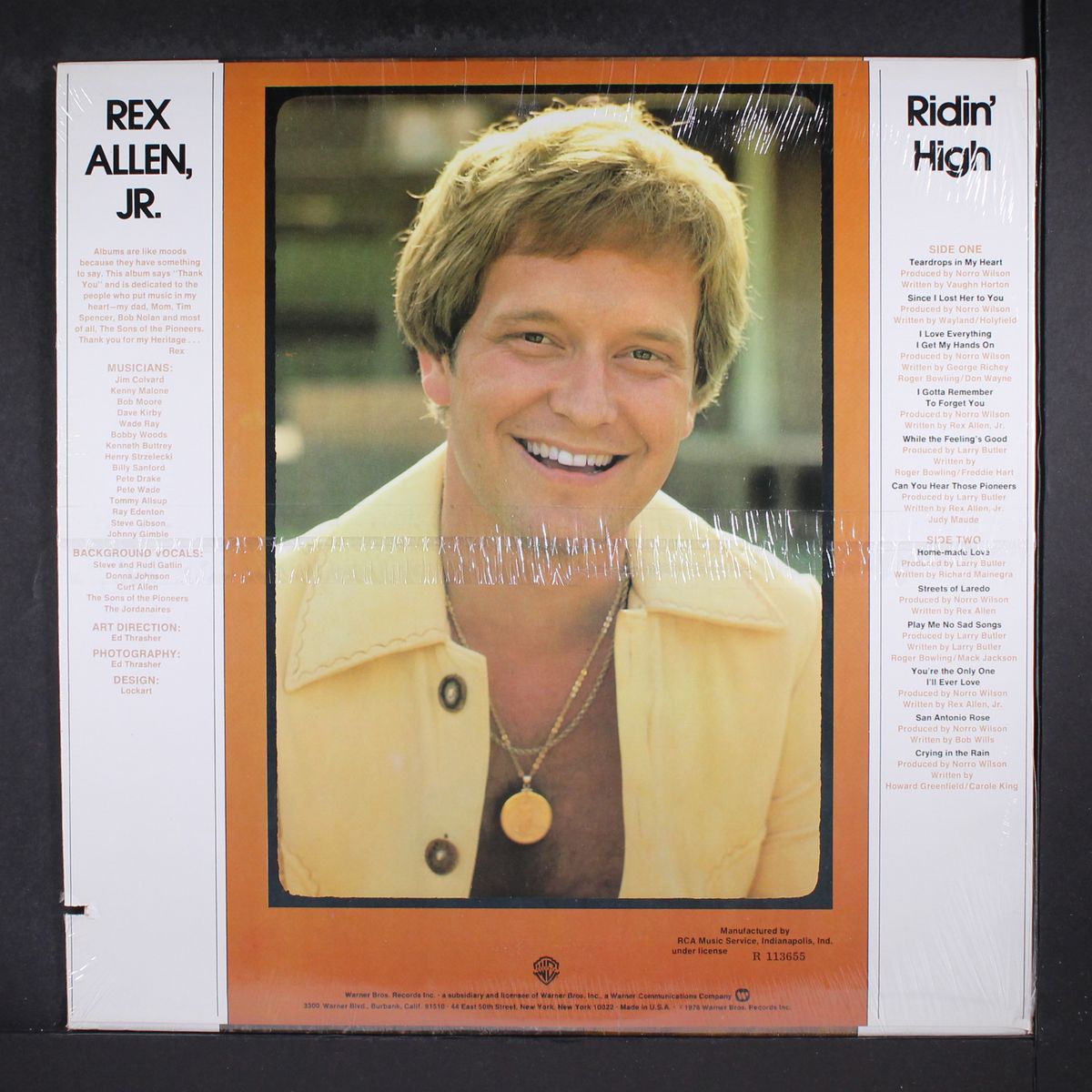 ridin' high by REX ALLEN JR.