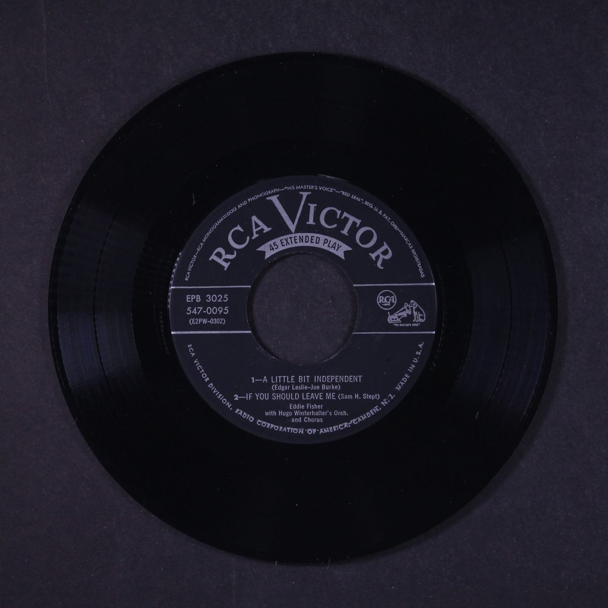 sings by EDDIE FISHER