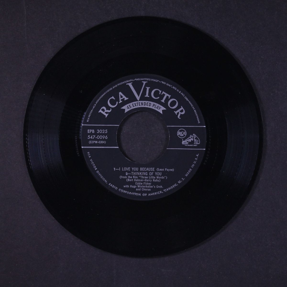 sings by EDDIE FISHER