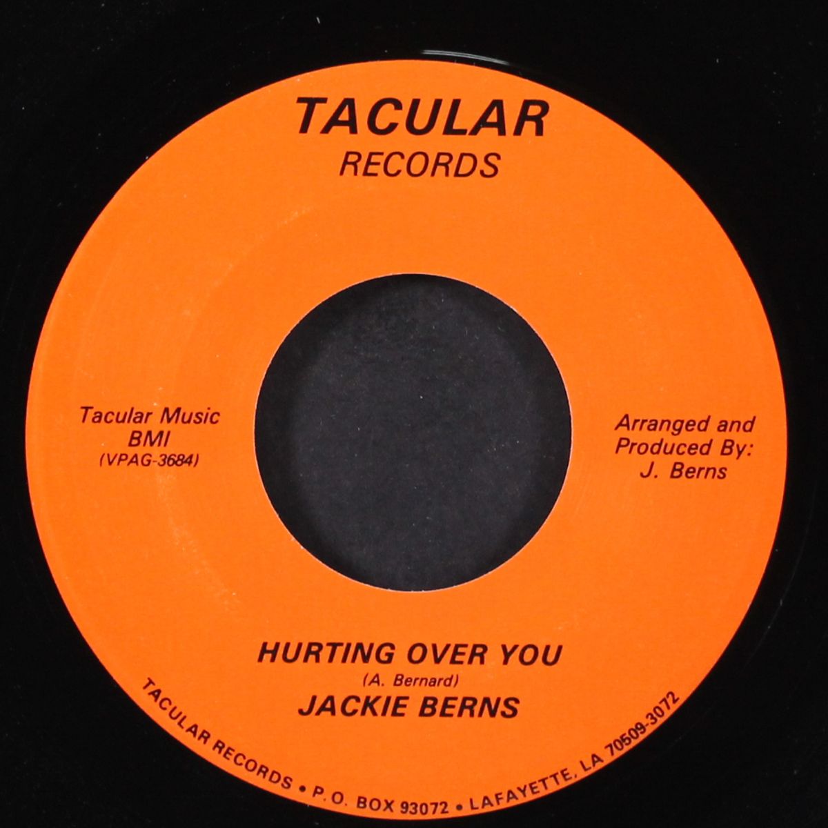 i still love you / hurting over you by JACKIE BERNS