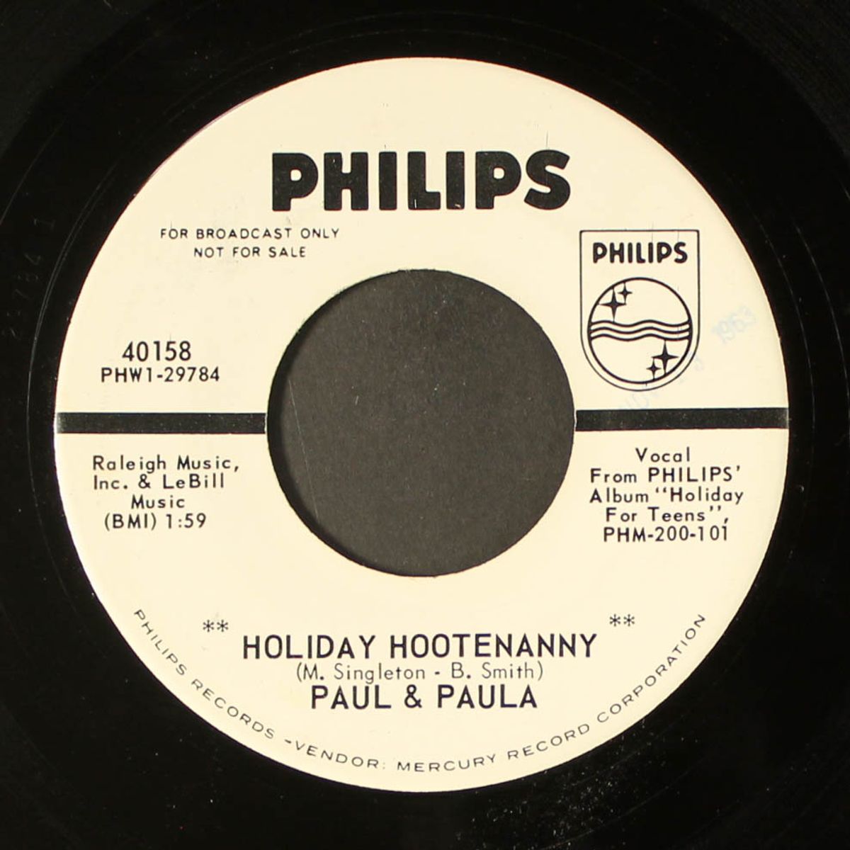 holiday hootenanny / holiday for teens by PAUL & PAULA