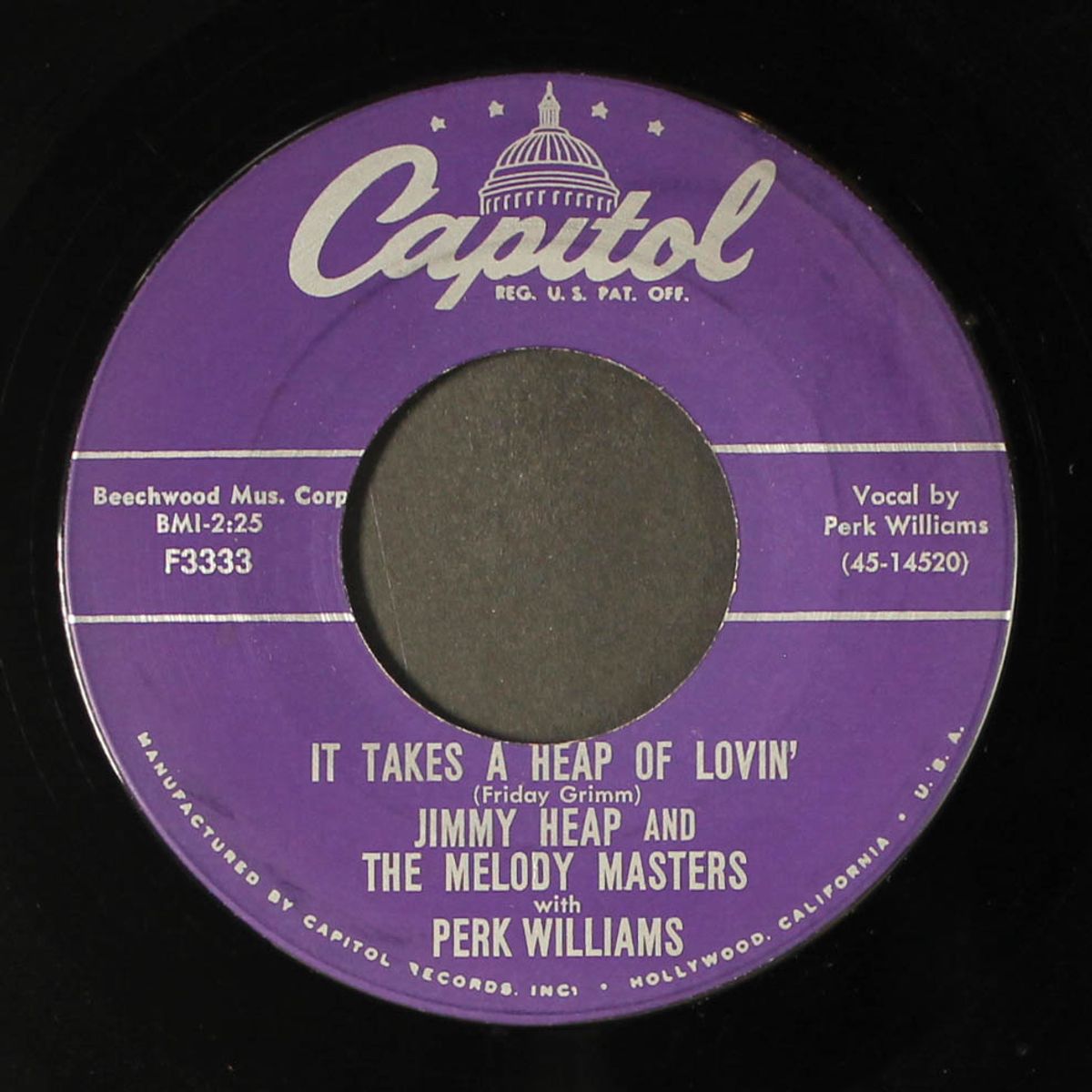 butternut / it takes a heap of lovin' by JIMMY HEAP & PERK WILLIAMS