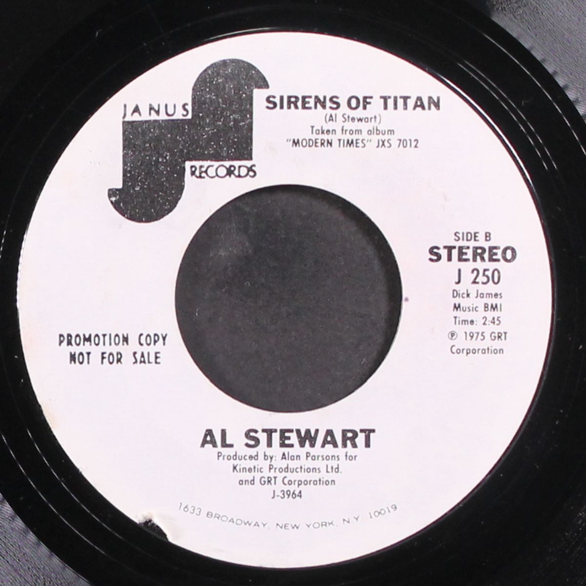 carol / sirens of titan by AL STEWART