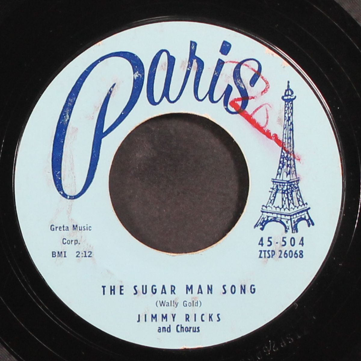 do you promise / the sugar man song by JIMMY RICKS & GROUP