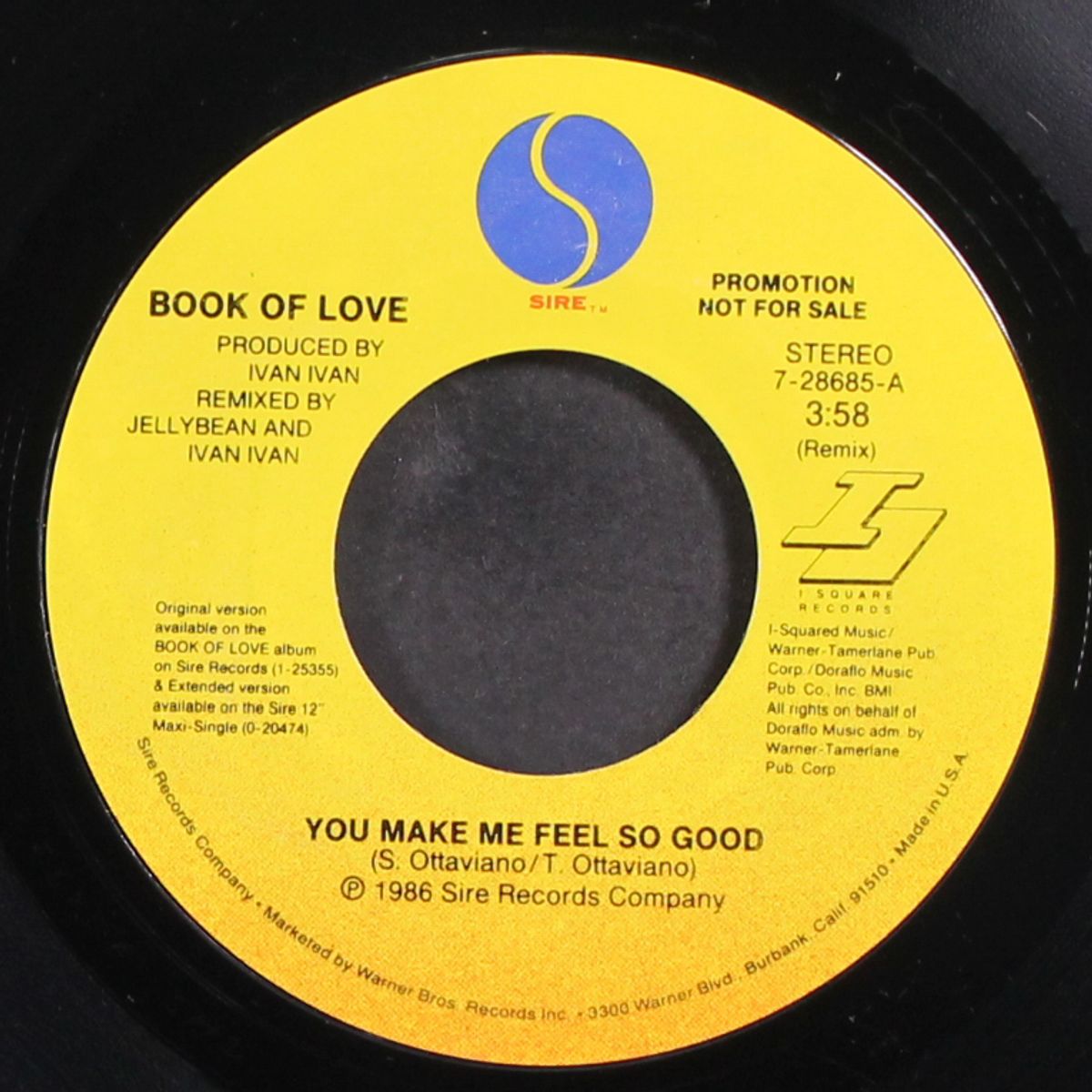 you make me feel so good / same by BOOK OF LOVE