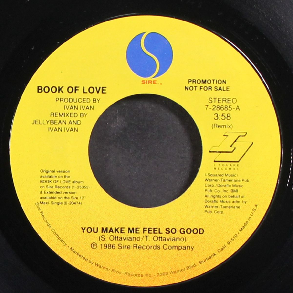 you make me feel so good / same by BOOK OF LOVE