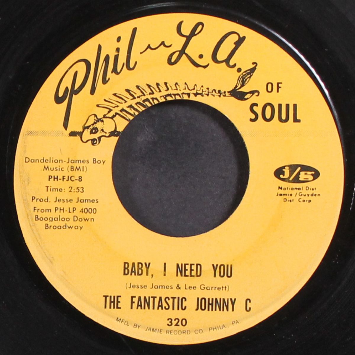 some kind of wonderful / baby, i need you by FANTASTIC JOHNNY C