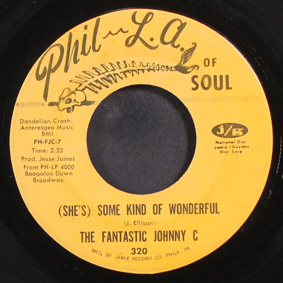 some kind of wonderful / baby, i need you by FANTASTIC JOHNNY C