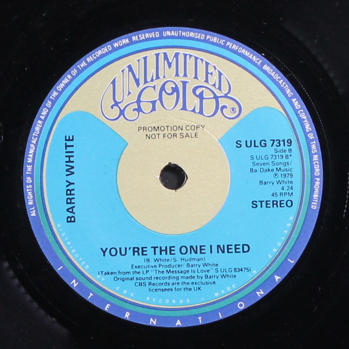i found love by BARRY WHITE