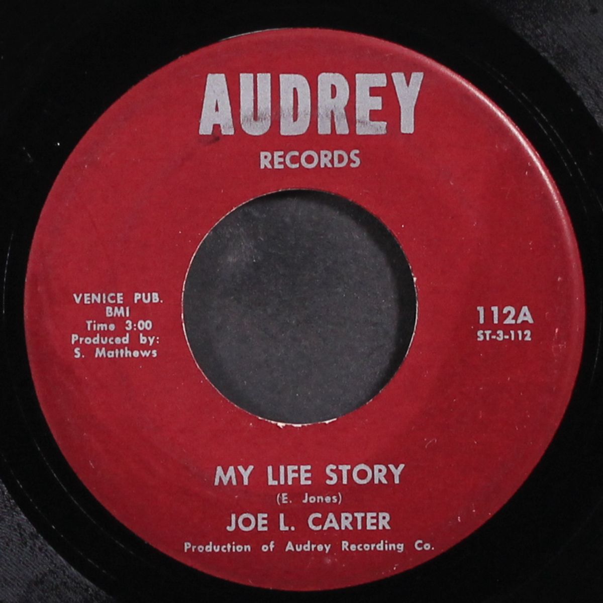 my life story / don't cry baby by JOE L CARTER