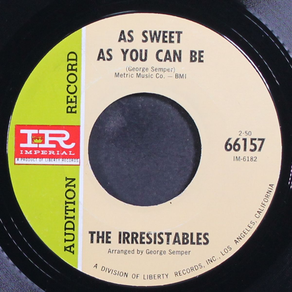 yearning for love / as sweet as you can be by IRRESISTIBLES