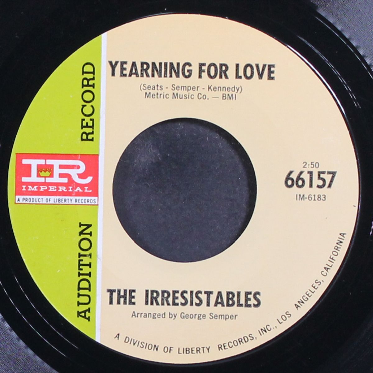 yearning for love / as sweet as you can be by IRRESISTIBLES