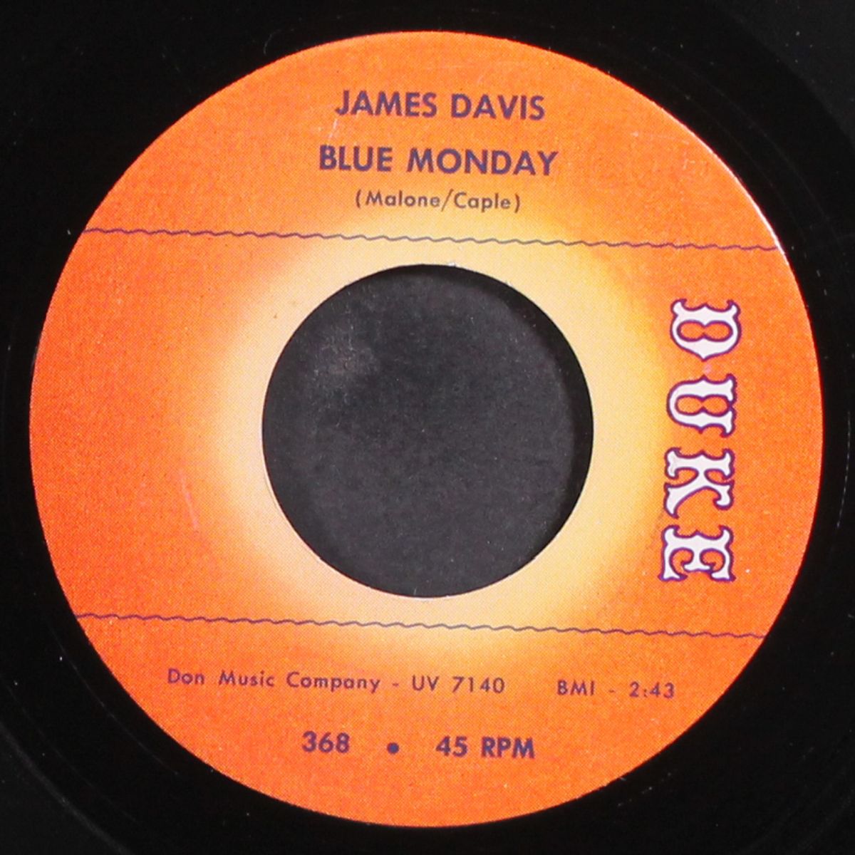 blue monday by JAMES DAVIS