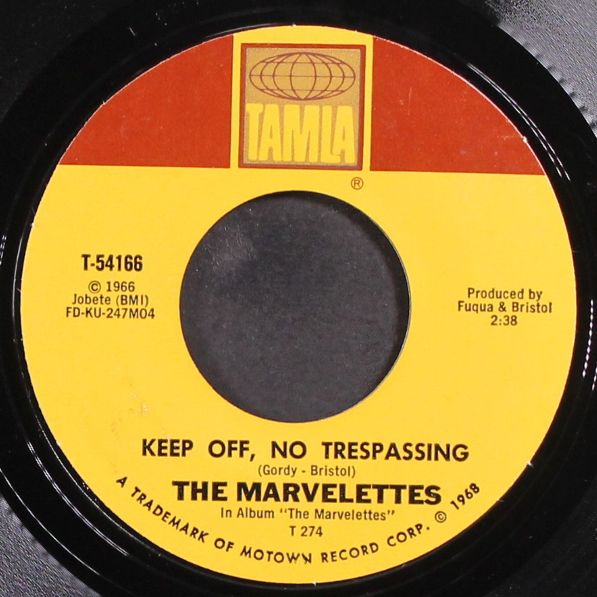 here i am baby / keep off, no trespassing by MARVELETTES