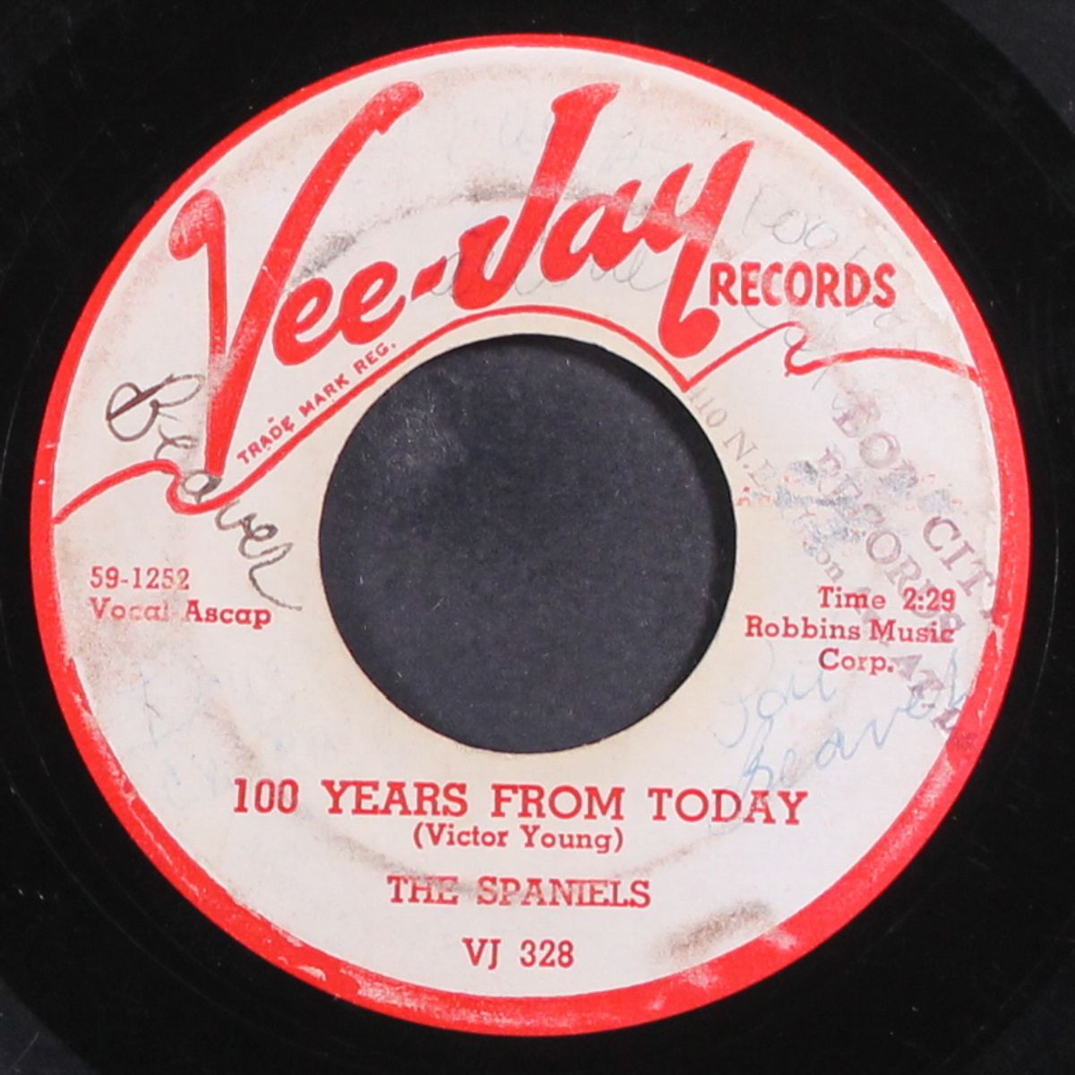 100 years from today / these three words by SPANIELS