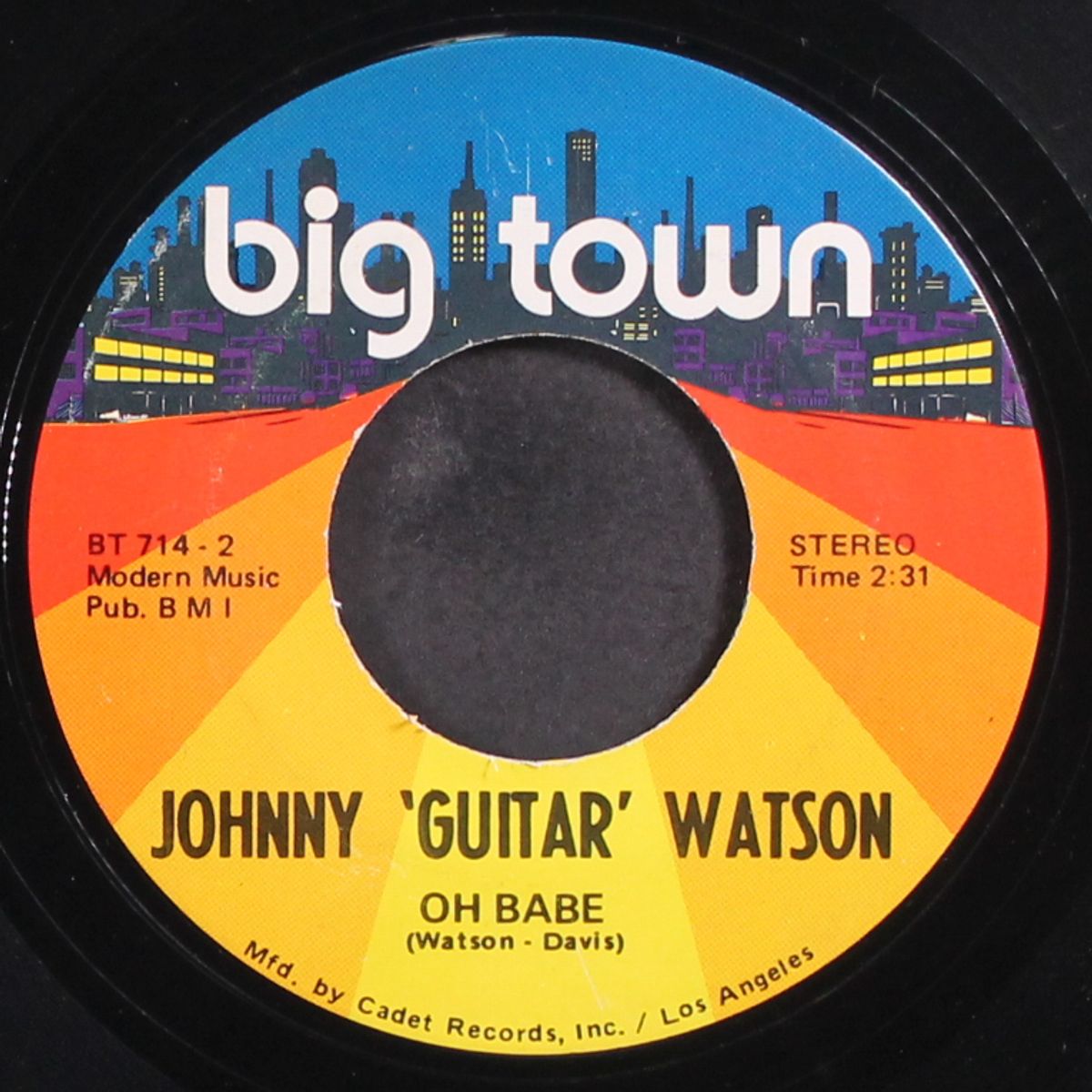 those lonely lonely nights / oh babe by JOHNNY GUITAR WATSON