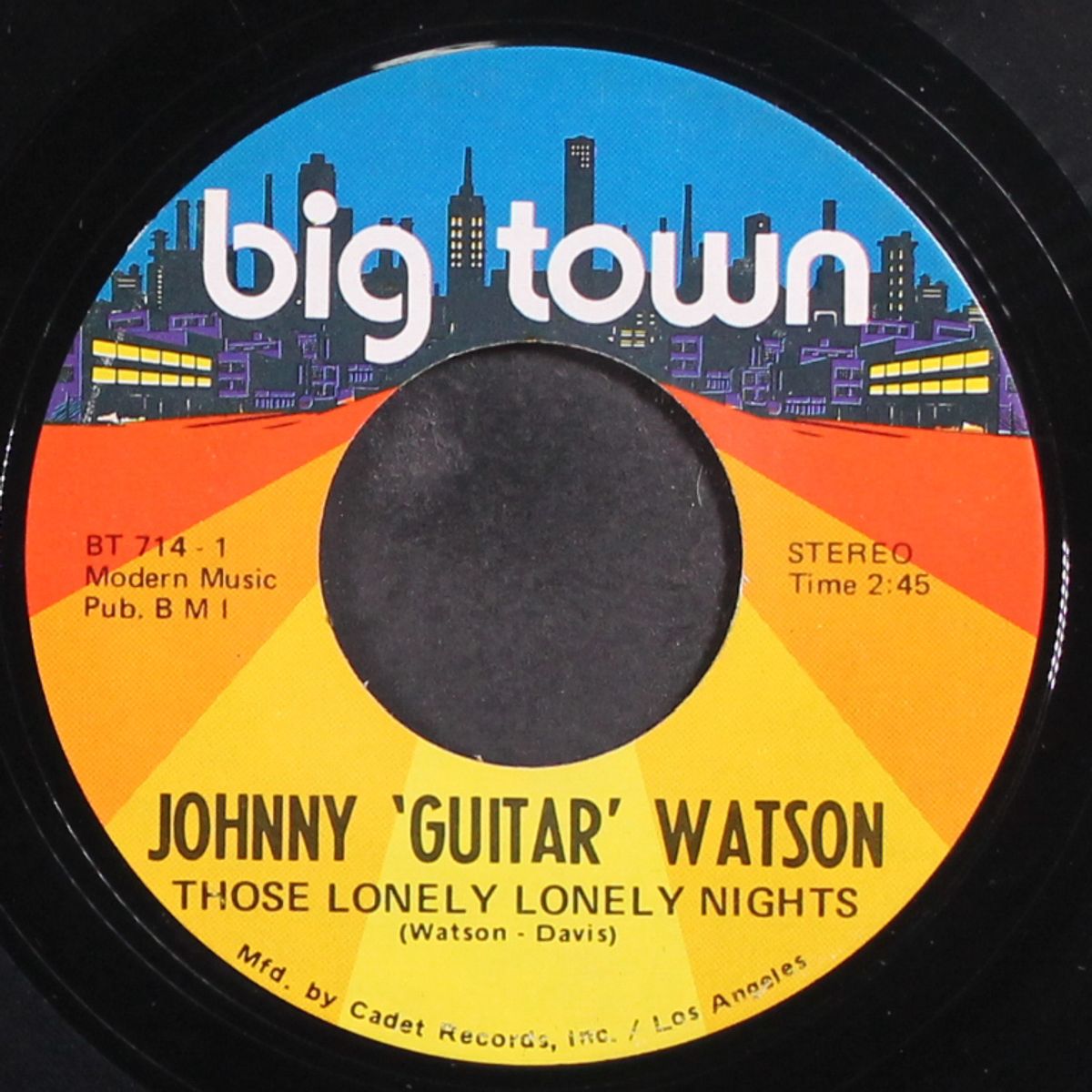 those lonely lonely nights / oh babe by JOHNNY GUITAR WATSON