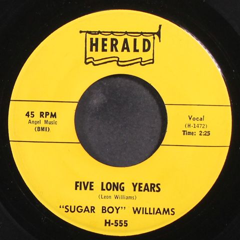 SUGAR BOY WILLIAMS