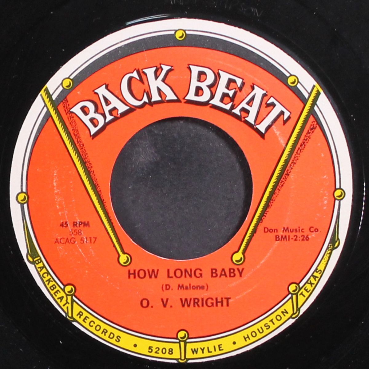gone for good / how long baby by O.V. WRIGHT