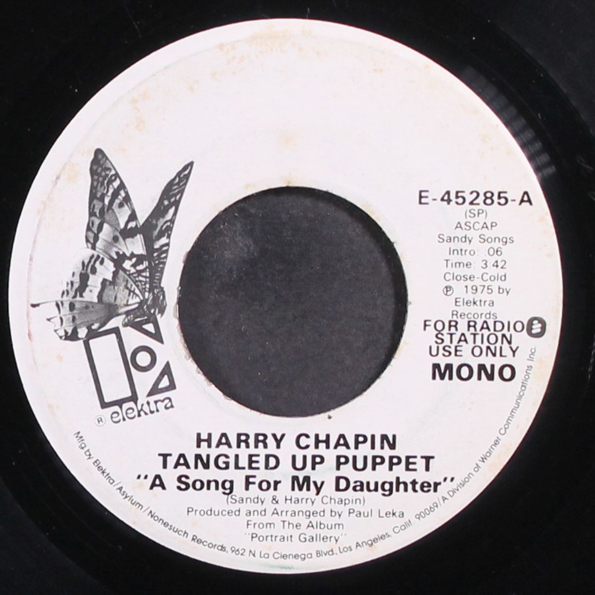 tangled up puppet / mono by HARRY CHAPIN