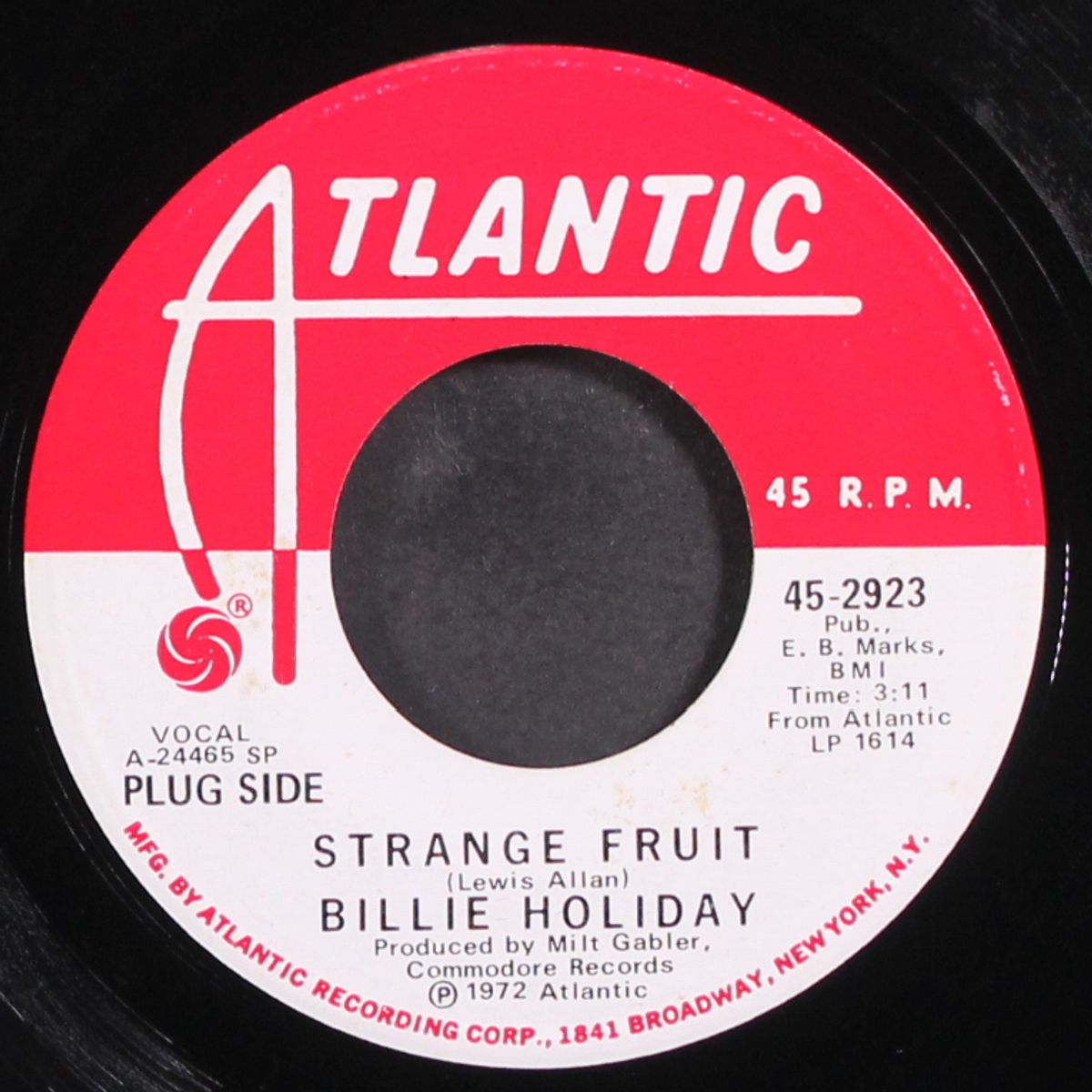 strange fruit / i love my man by BILLIE HOLIDAY