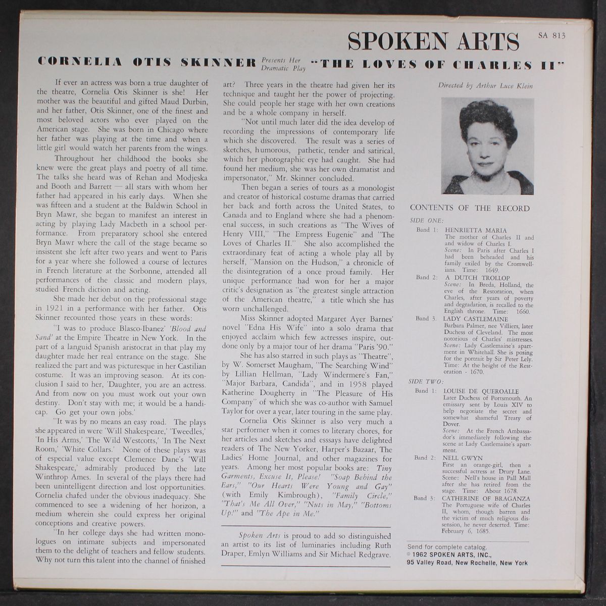 the loves of charles ii by CORNELIA OTIS SKINNER