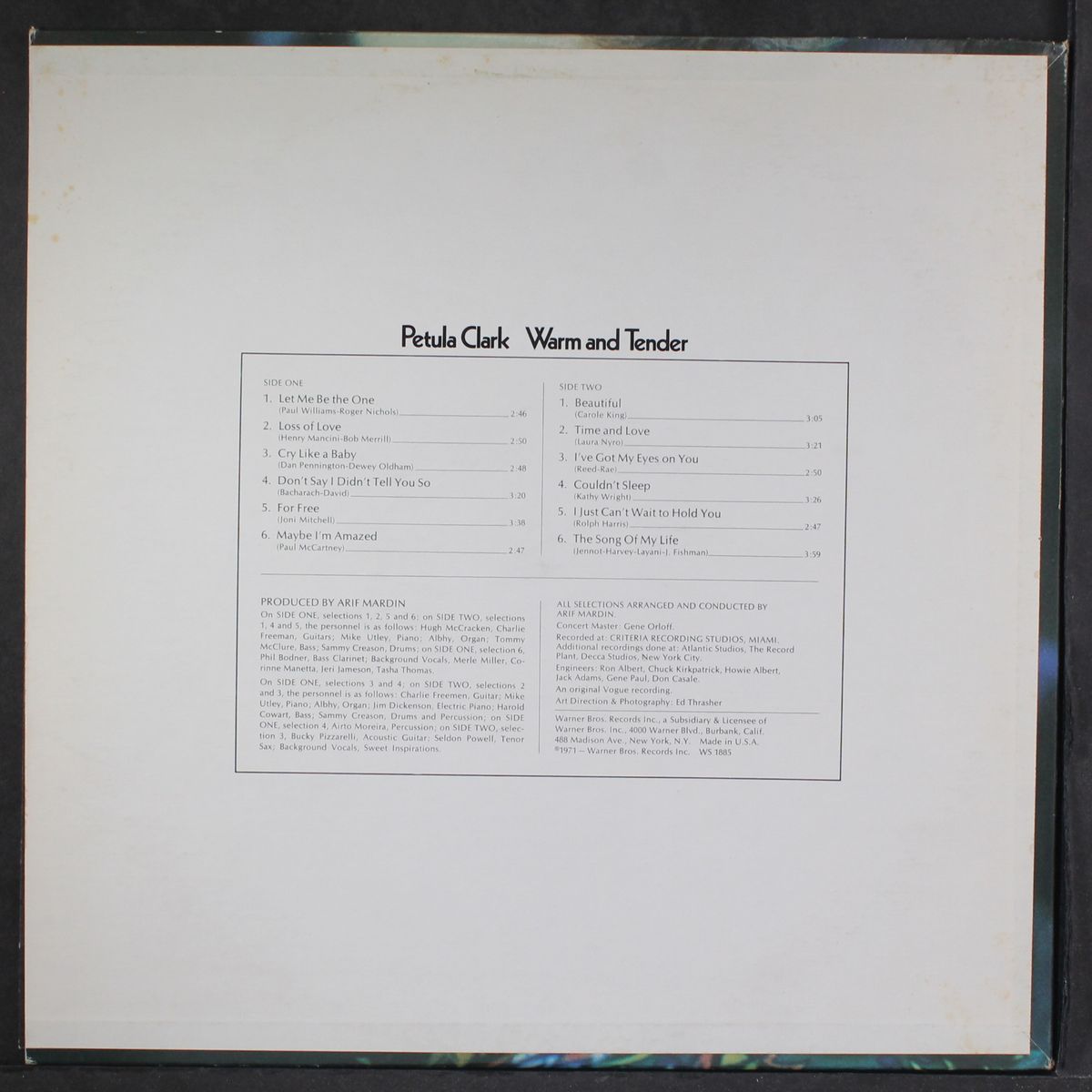 warm and tender by PETULA CLARK