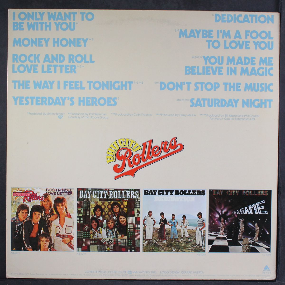 greatest hits by BAY CITY ROLLERS