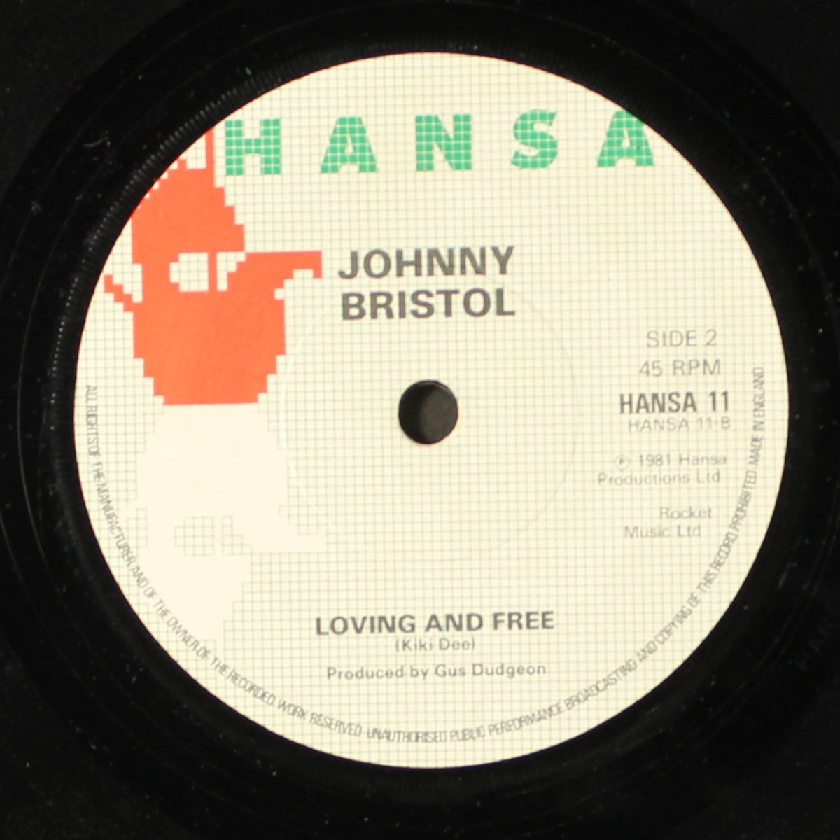 hold onto love / loving and free by JOHNNY BRISTOL