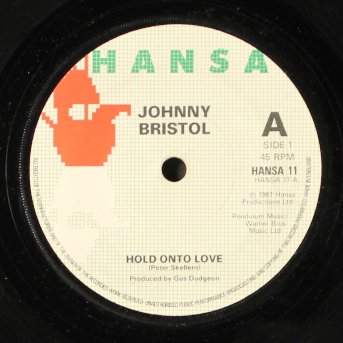 hold onto love / loving and free by JOHNNY BRISTOL