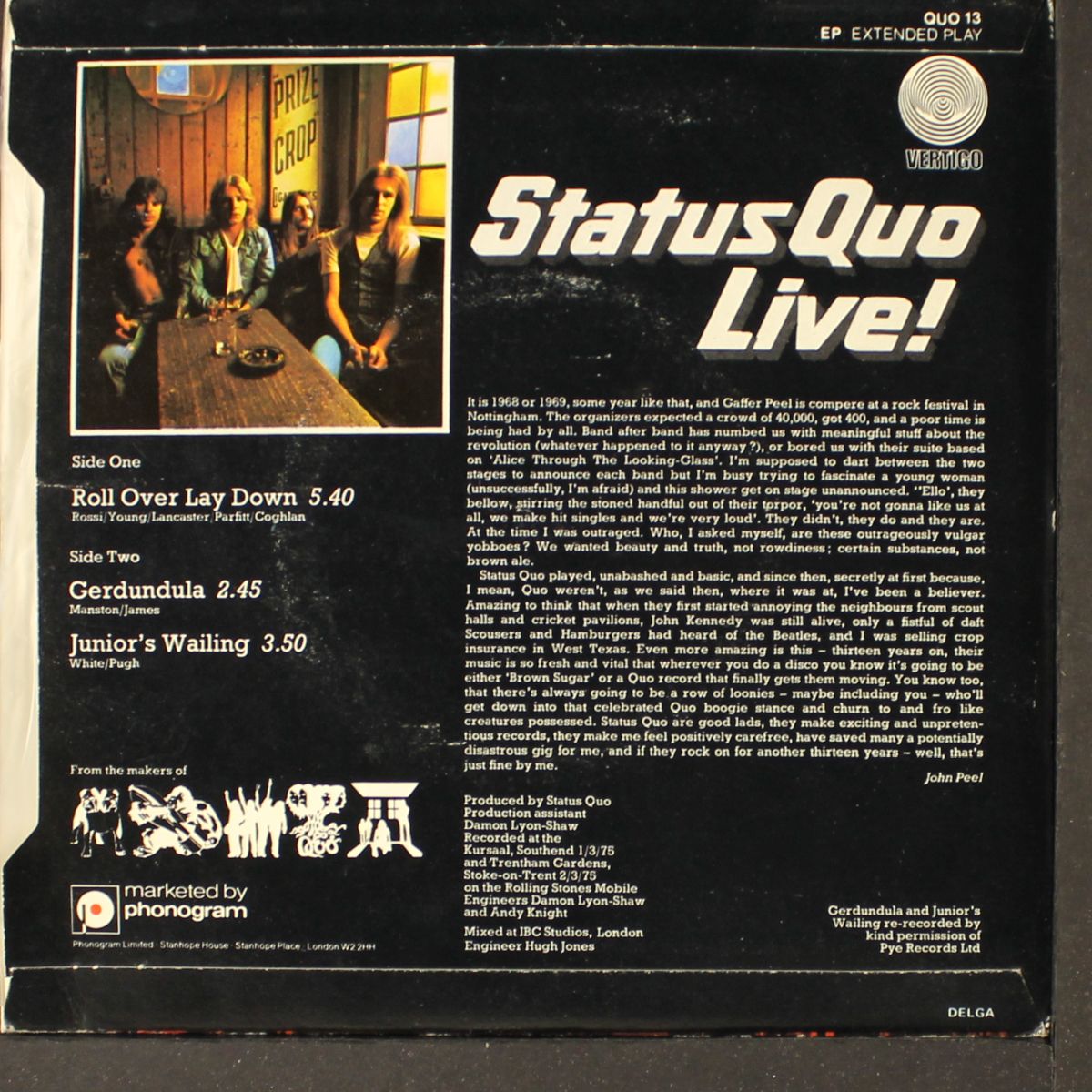 live! by STATUS QUO