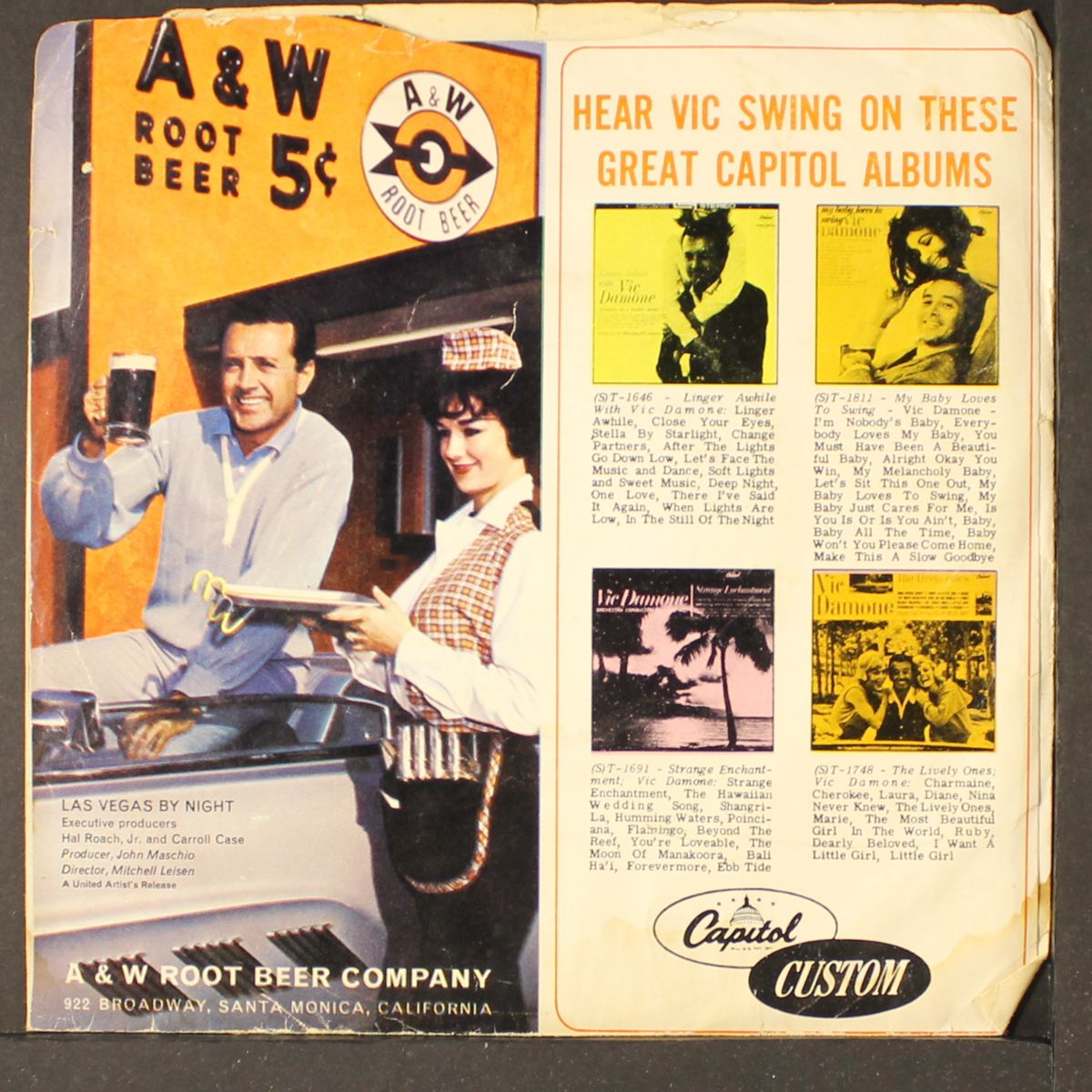 swings with a&w by VIC DAMONE