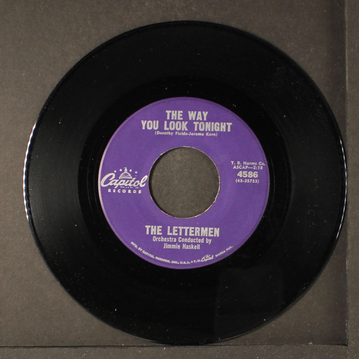 the way you look tonight by LETTERMEN