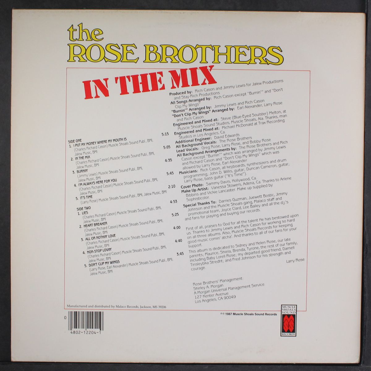 in the mix by ROSE BROTHERS