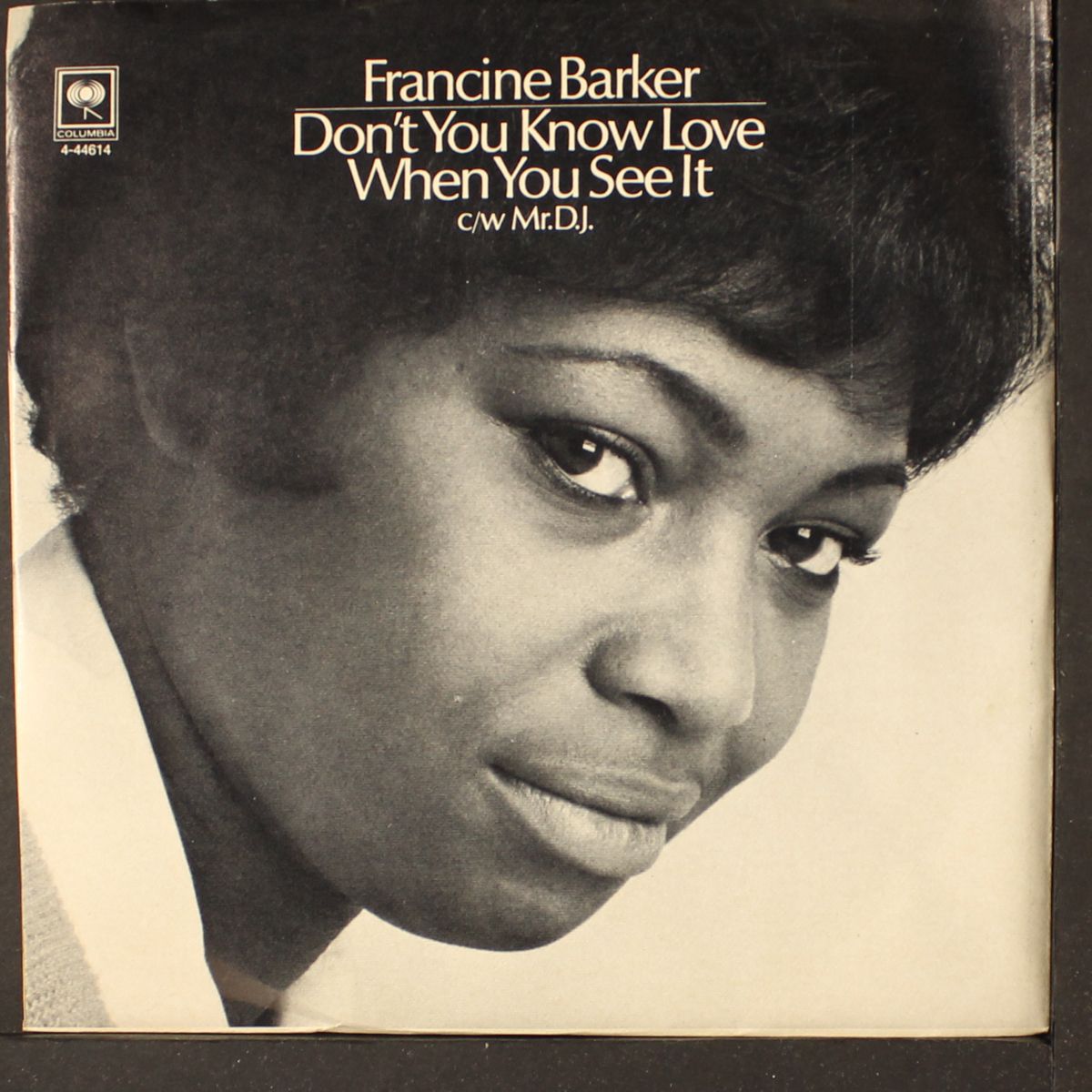 mister d.j. / don't you know love when you see it by FRANCINE BARKER