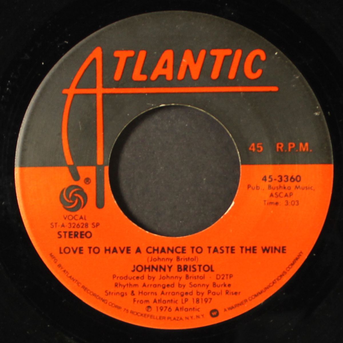 do it to my mind / love to have a chance to taste the wine by JOHNNY BRISTOL