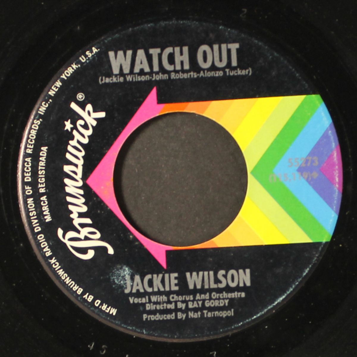 she's all right / watch out by JACKIE WILSON