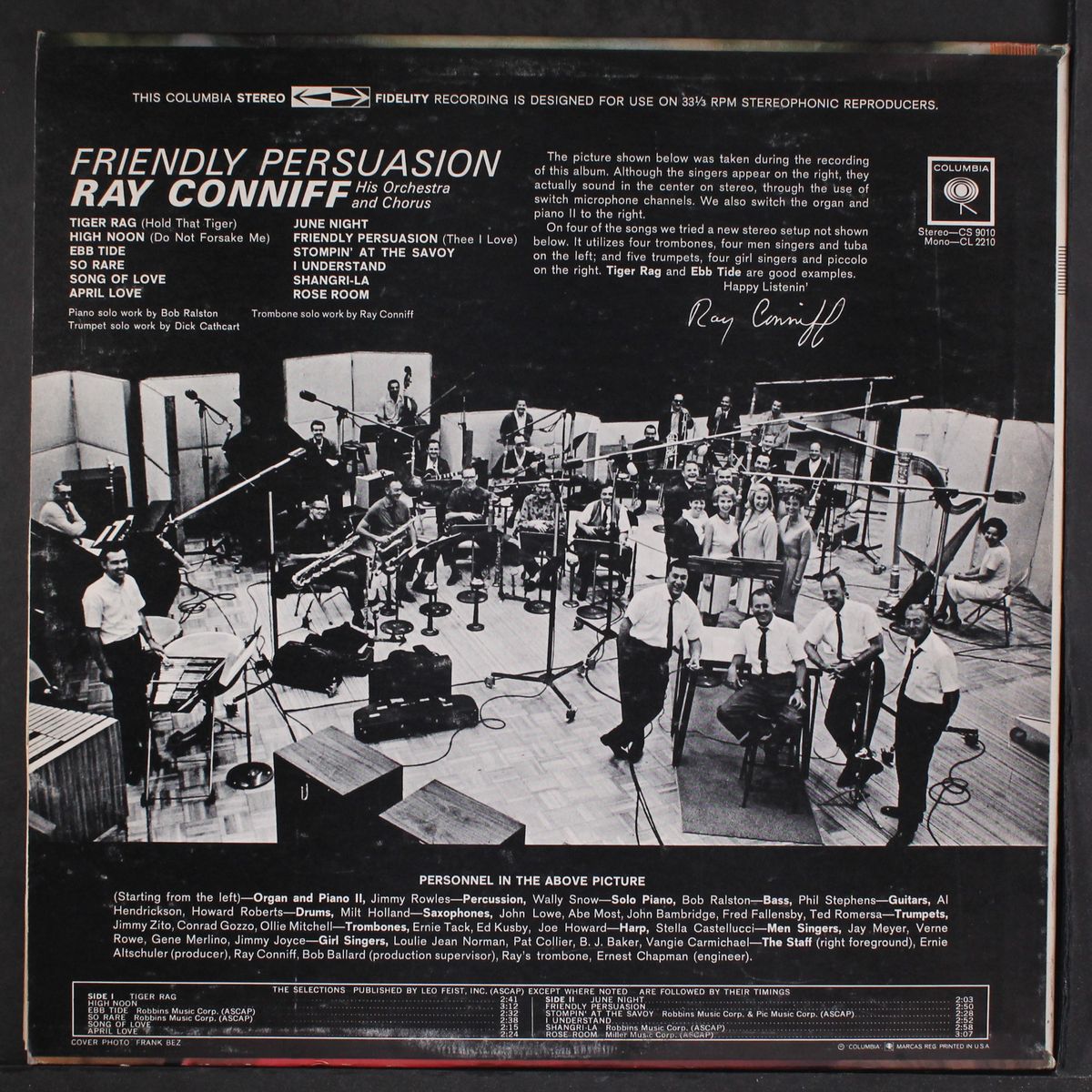 friendly persuasion by RAY CONNIFF
