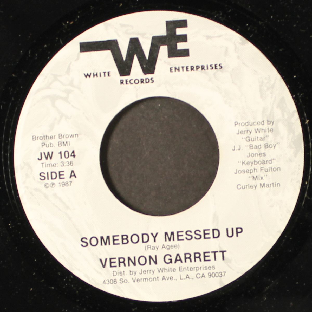 drifting apart / somebody messed up by VERNON GARRETT