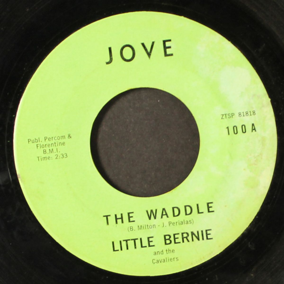 lonely soldier / the waddle by LITTLE BERNIE & CAVALIERS