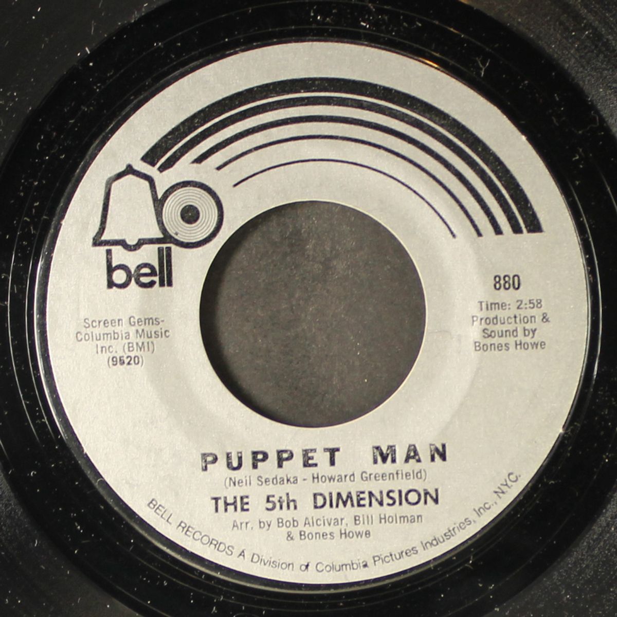 puppet man / a love like ours by FIFTH DIMENSION