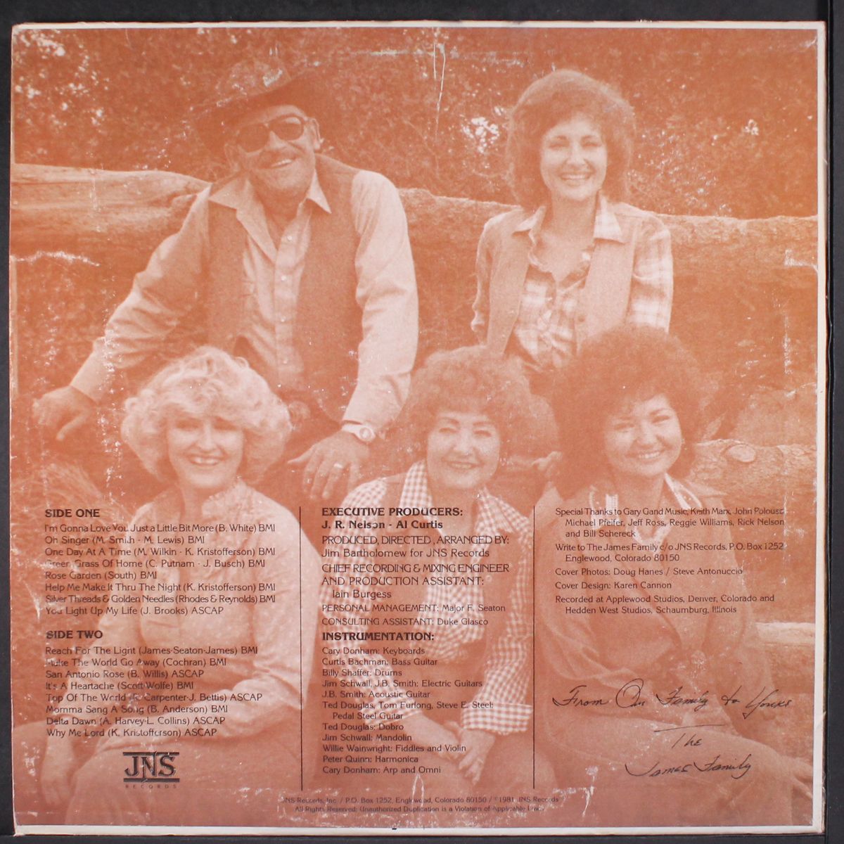 country favorites by JAMES FAMILY