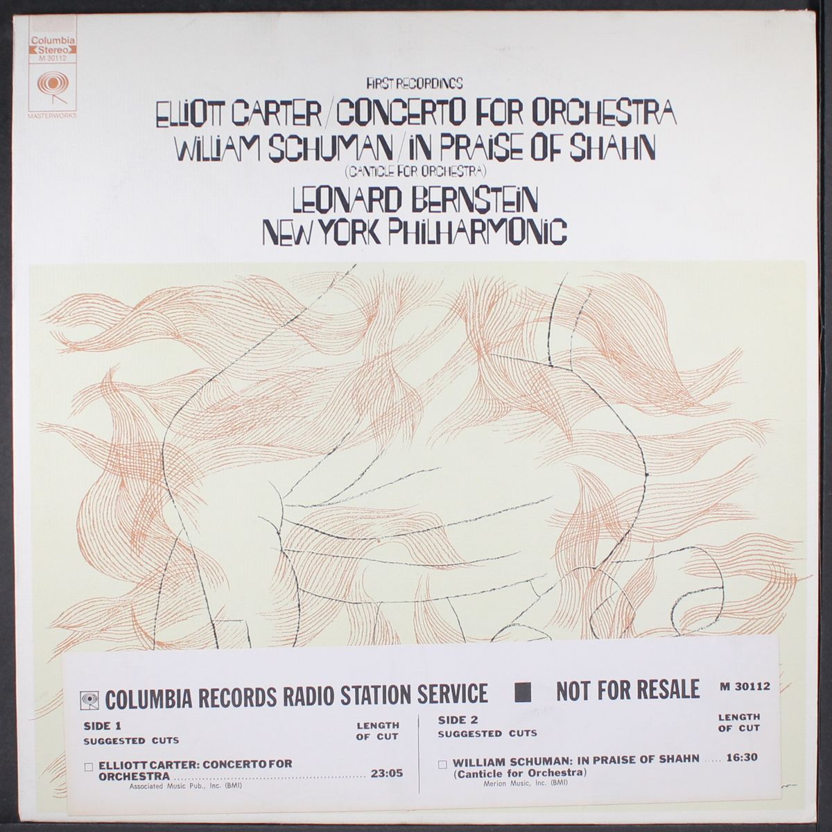 carter: concerto for orchestra, schuman: in praise of shahn by LEONARD BERNSTEIN