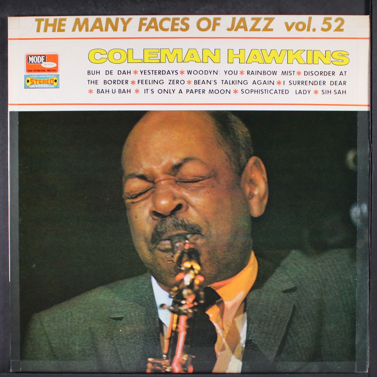 the many faces of jazz, vol. 52 by COLEMAN HAWKINS