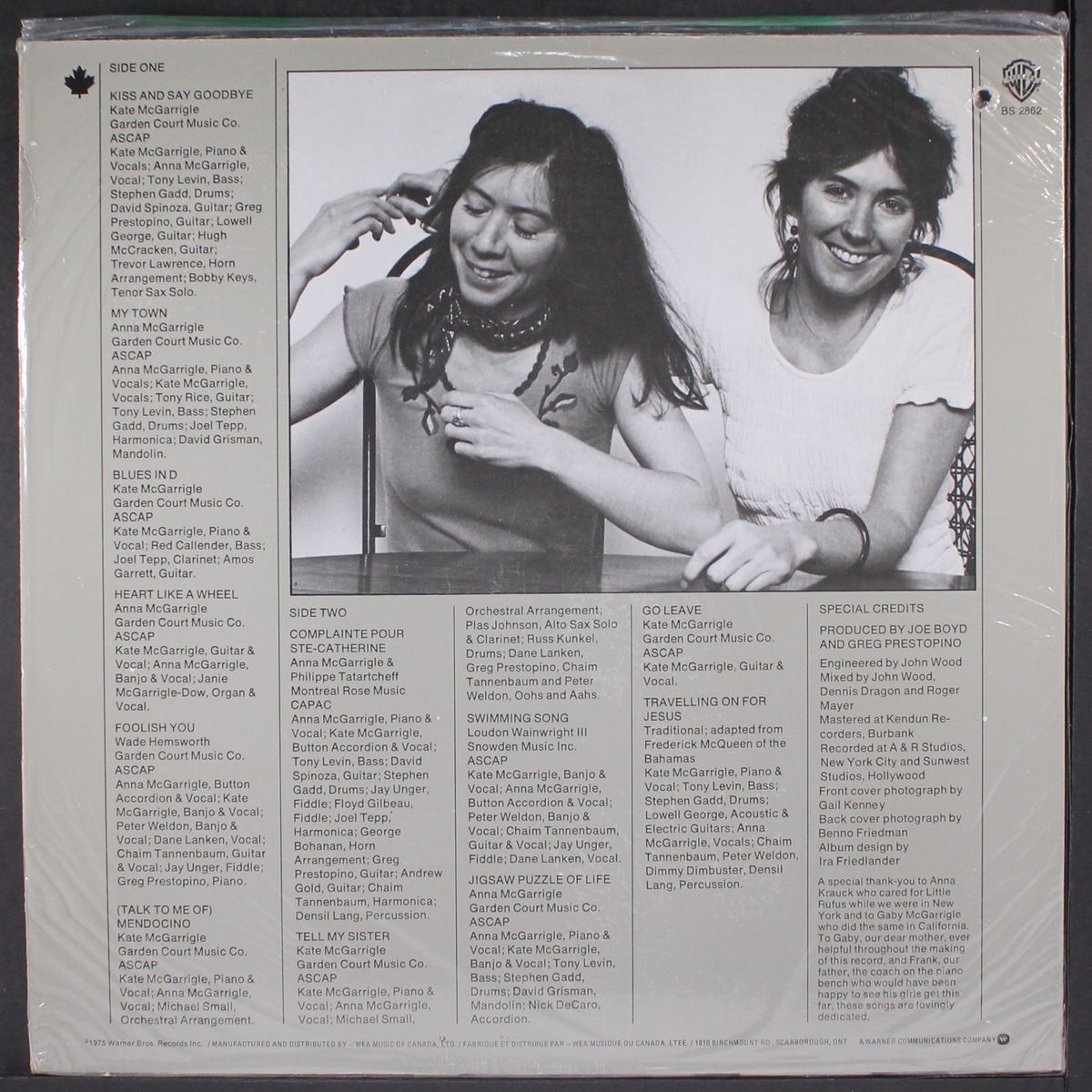kate & anna mcgarrigle by KATE & ANNA MCGARRIGLE